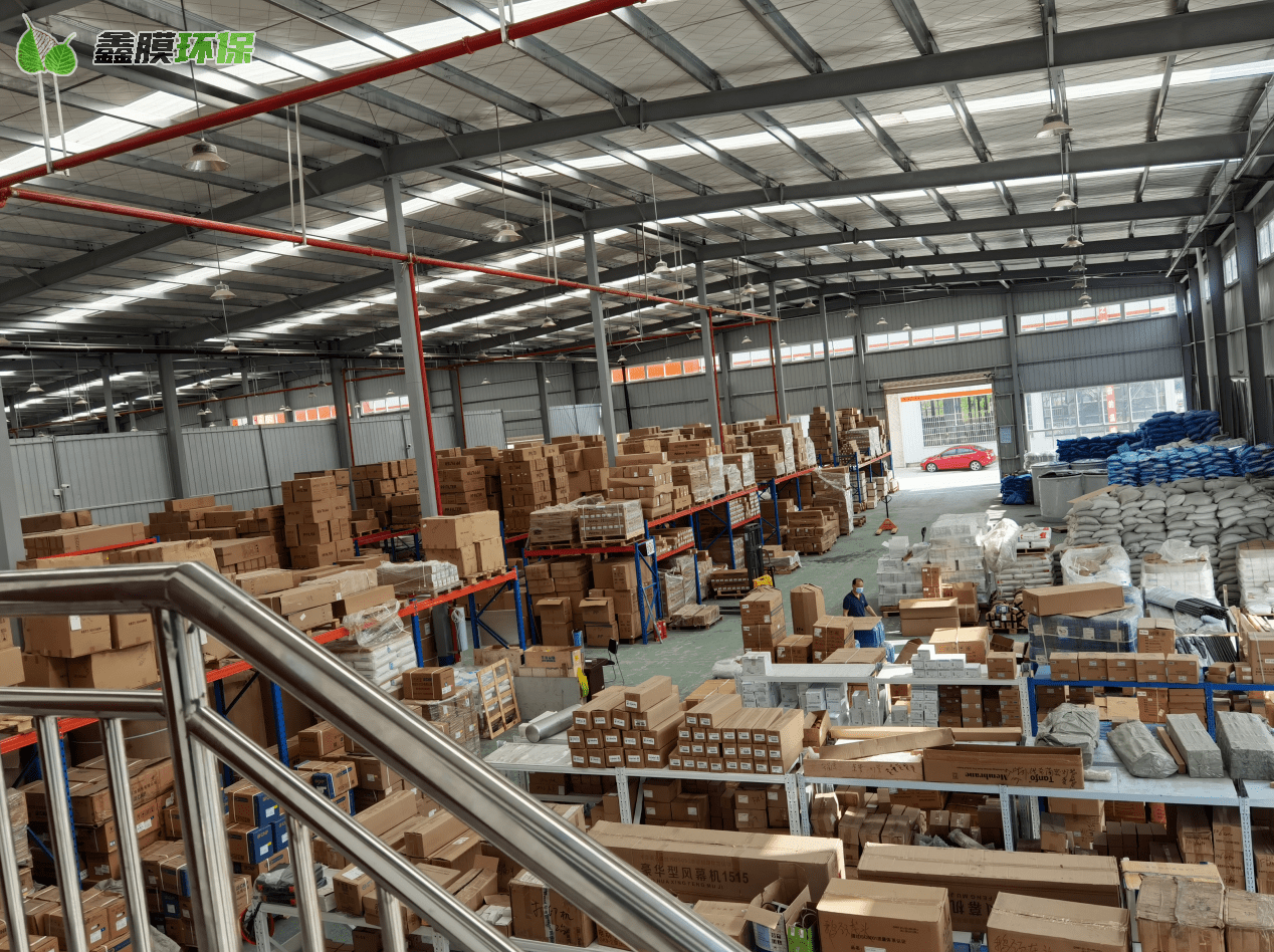 鑫膜環(huán)保倉(cāng)庫(kù)俯視